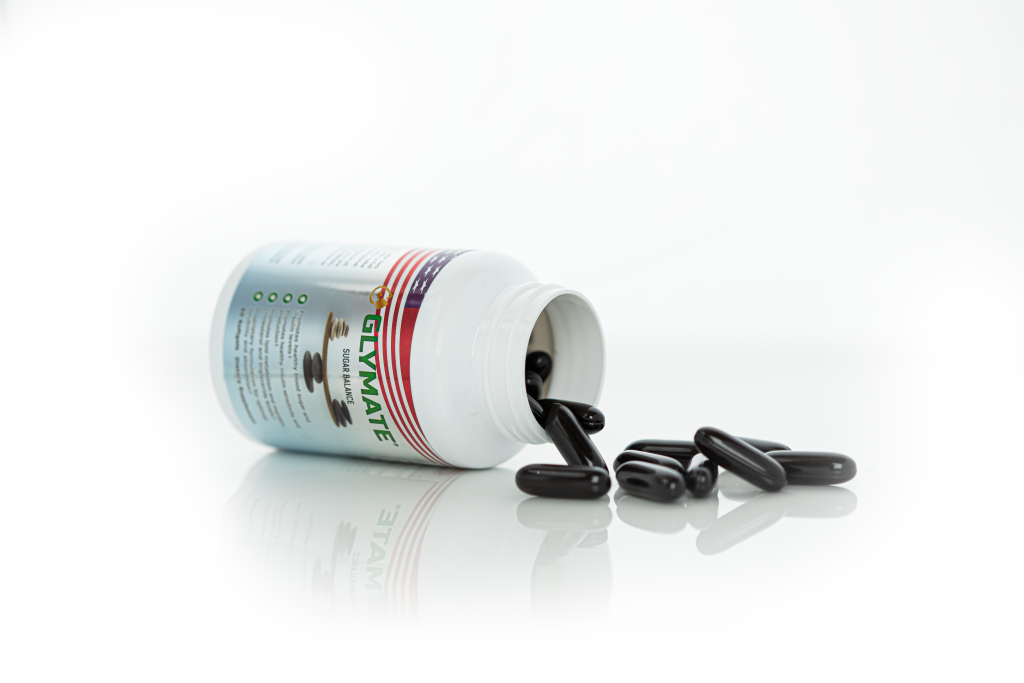 Glymate open bottle