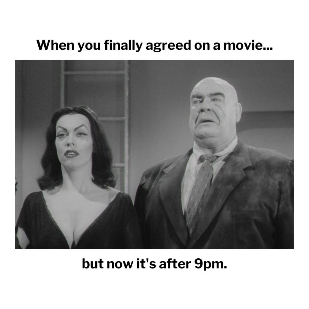 When you both agreed to start a movie